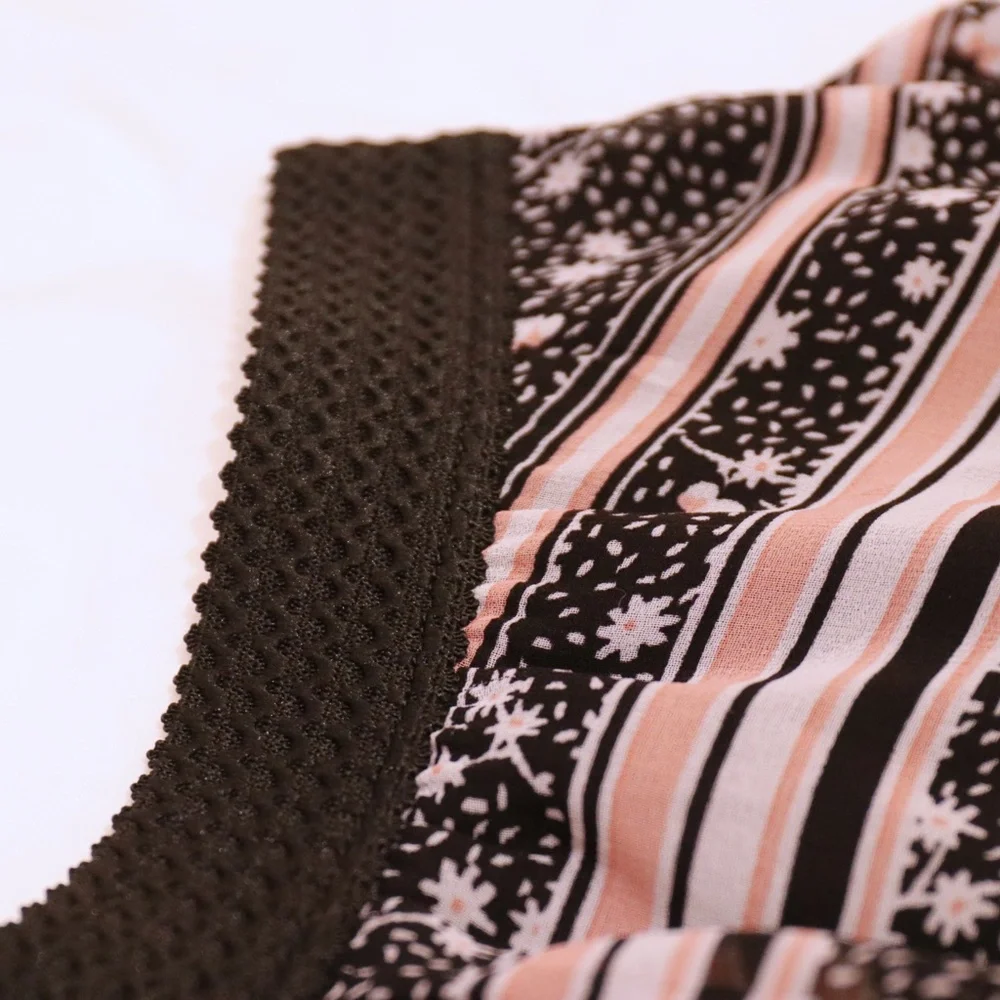 Disney Black and Pink Striped Circle Skirt